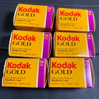 Kodak GOLD 200 36枚撮   6本　有効期限切れ（2021/10）(フィルムカメラ)