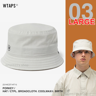 W)taps - WTAPS PORKEY HAT CTPL COOLMAX ハット Lの通販｜ラクマ