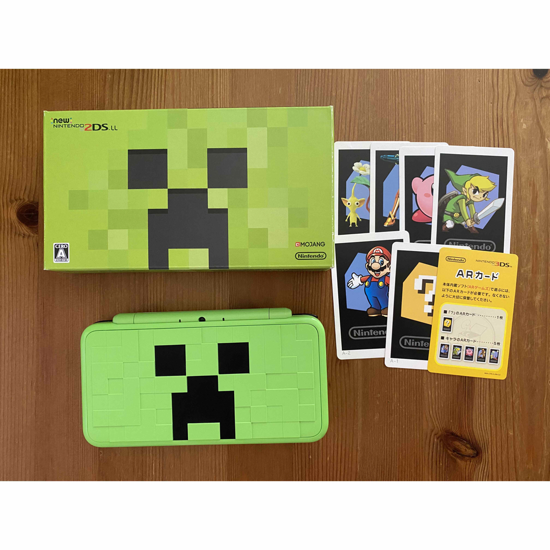 全品送料無料 new ニンテンドー2DS LL 本体 マインクラフト クリーパー