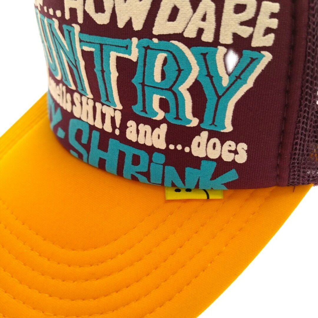 KAPITAL キャピタル KOUNTRY DIRTY SHRINK KR2304XH30 ロゴプリントトラックキャップ メッシュキャップ 帽子 マルチキャップ 4