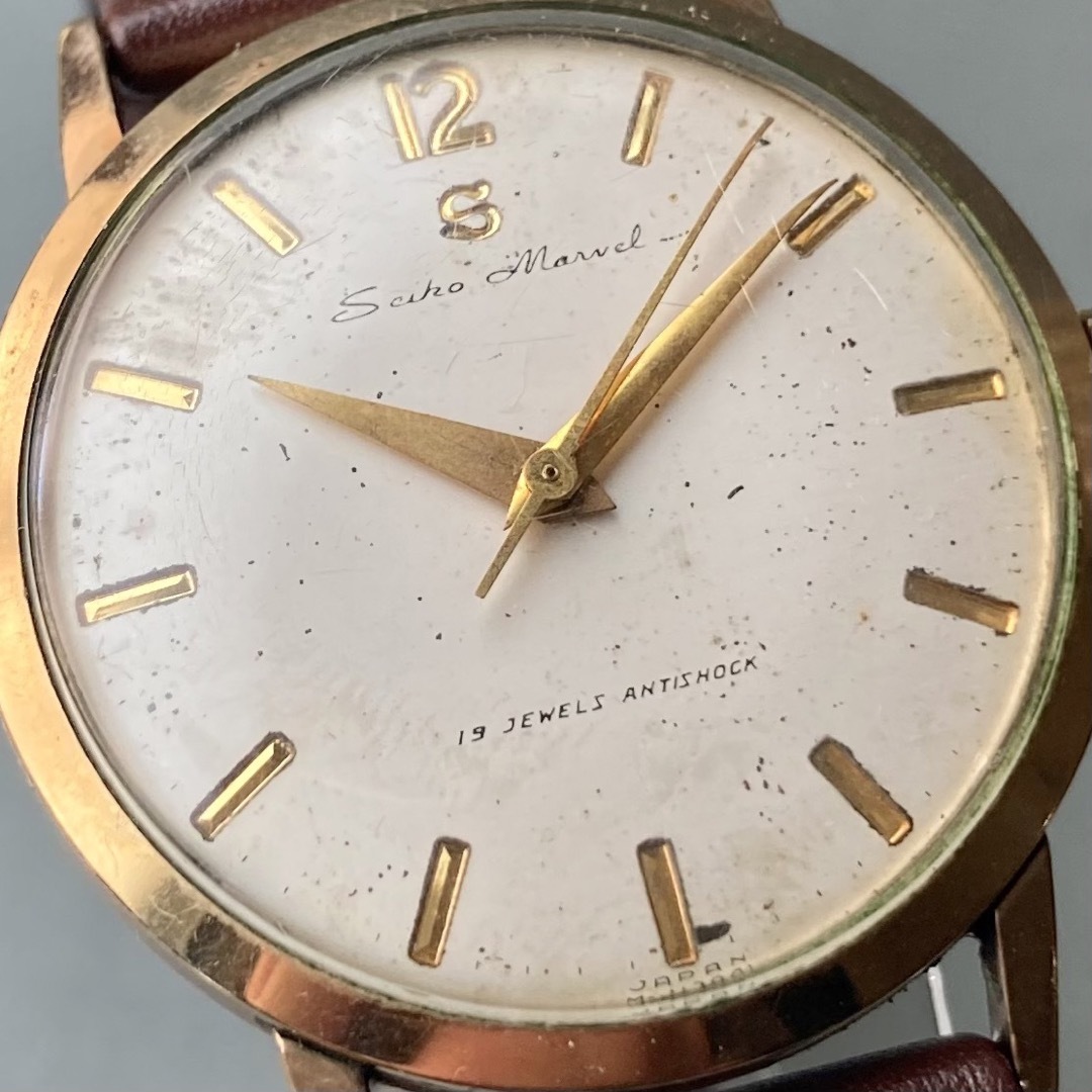 動作品】セイコー SEIKO マーベル 腕時計 1956年~ 手巻き メンズ