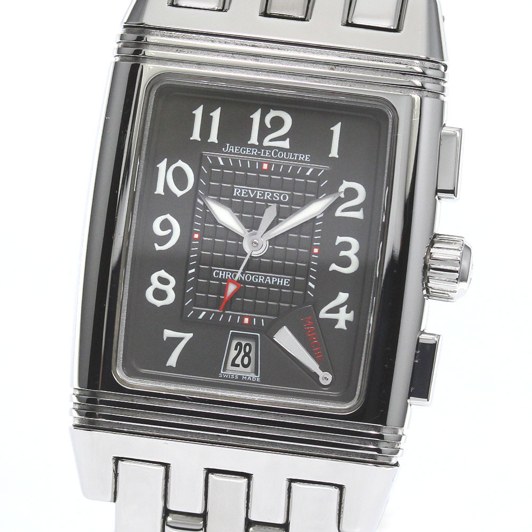 ジャガー・ルクルト JAEGER-LECOULTRE 295.8.59 レベルソ クロノグラフ 手巻き メンズ 良品 _757011