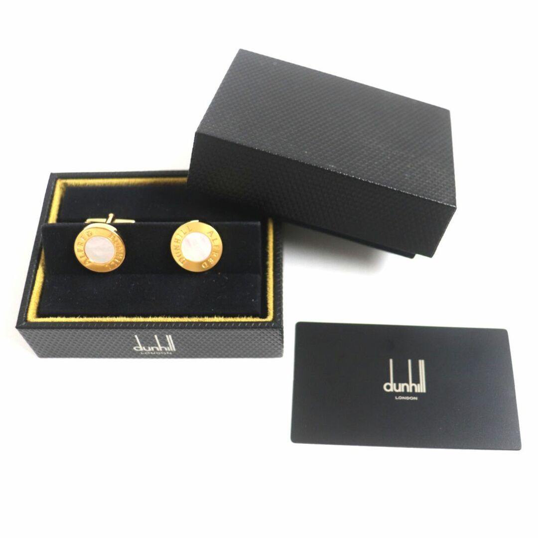 極美品▽ALFRED DUNHILL ダンヒル JSB5235K スウィヴル式 カフリンクス