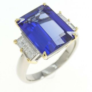 PT/K18YG タンザナイト リング 5.214CT(リング(指輪))