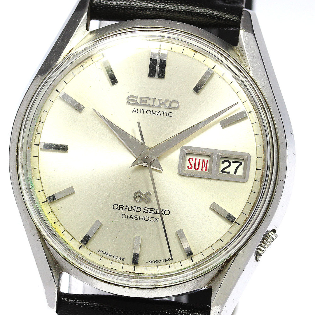 訳あり セイコー SEIKO 6246-9000 セイコーマチック Cal.6246A デイデイト 自動巻き メンズ _750775