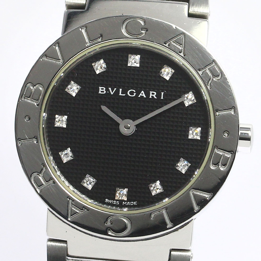 ブルガリ BVLGARI BB26SS ブルガリブルガリ 12Pダイヤ クォーツ レディース _754993