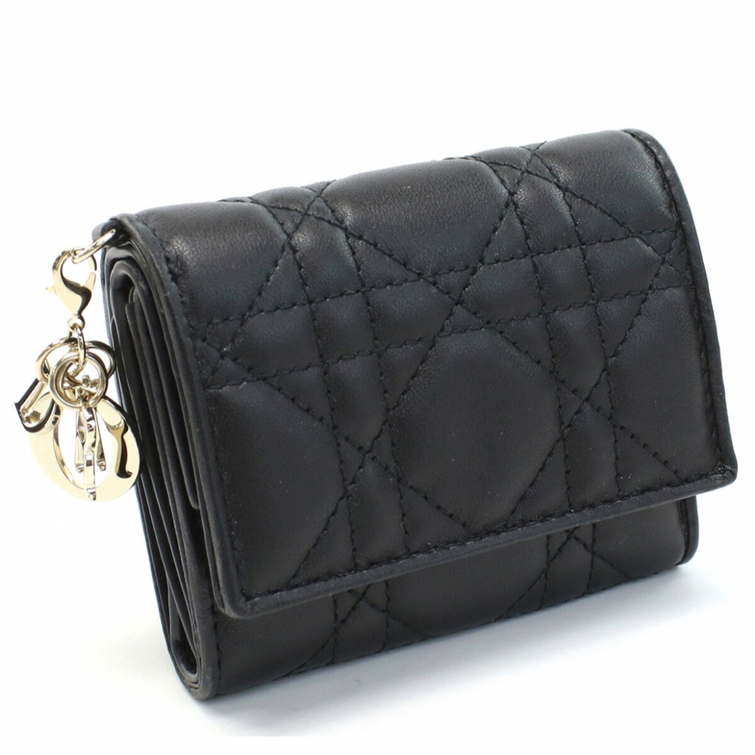 Christian Dior 三つ折り財布 小銭入付き-