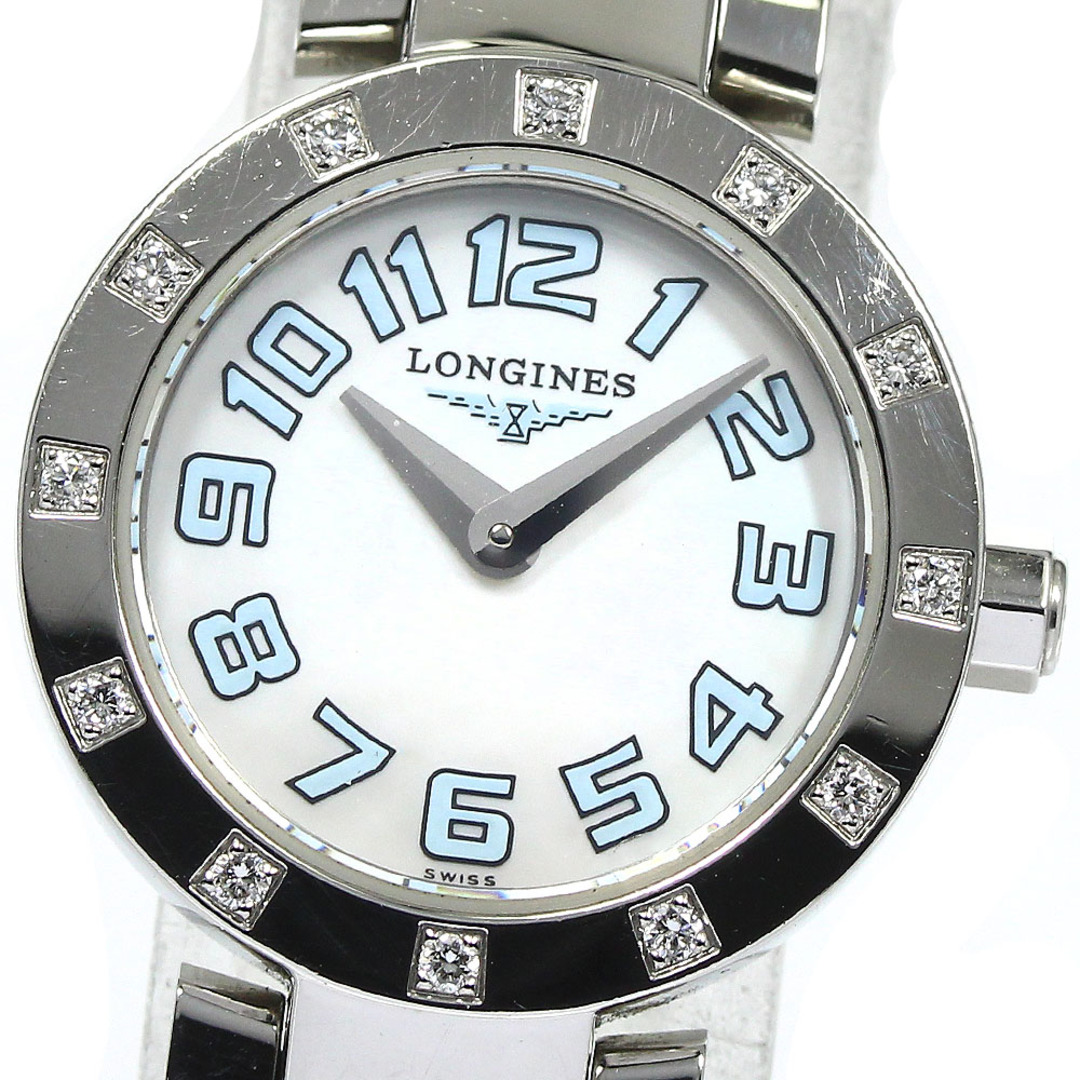 LONGINES(ロンジン)のロンジン LONGINES L5.174.0 ドルチェビータ ダイヤベゼル クォーツ レディース 保証書付き_758042【ev15】 レディースのファッション小物(腕時計)の商品写真