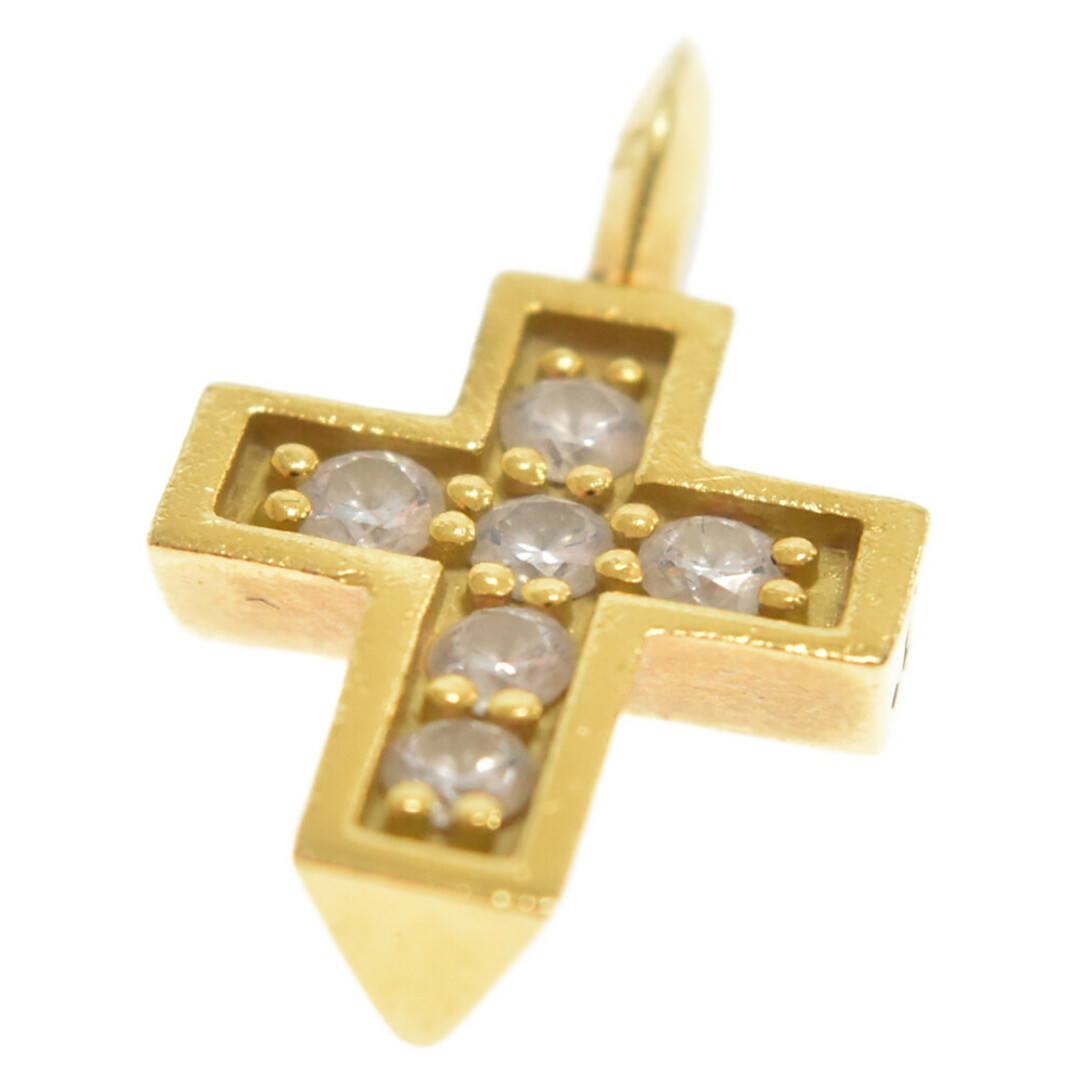 アイファニー　K18 ダイヤモンド　クロス　ネックレストップ