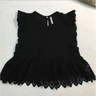 ザラ(ZARA)のZARA  フリル　ブラウス(シャツ/ブラウス(半袖/袖なし))