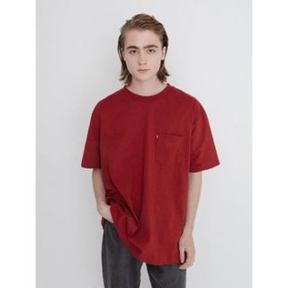 リーバイス(Levi's)の未使用 リーバイス MADE IN THE USA BOXY Tシャツ RED(Tシャツ/カットソー(半袖/袖なし))