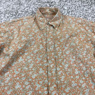 マックレガー(McGREGOR)の【90s日本製】マックレガー　ボタニカル　花柄　S/S 半袖コットンシャツ(シャツ)