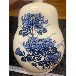 伝統工芸◇有田焼◇ ひょうたん瓢箪形花瓶 花器 飾壺 時代物 骨董品 古