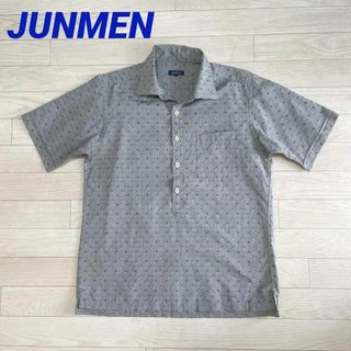 ジュンメン(JUNMEN)のJUNMEN グレー プルオーバー 半袖シャツ M(シャツ)