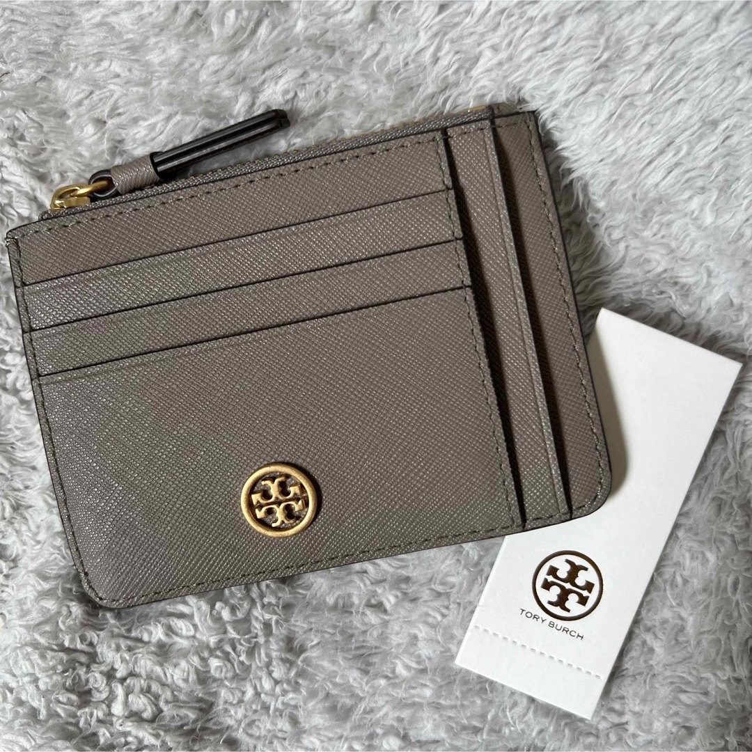 TORY BURCH ロビンソン コインカードケース グレー - コインケース