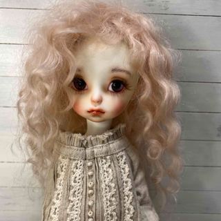 ドール用モヘアウィッグ　あんず　7.5インチ　imda(人形)