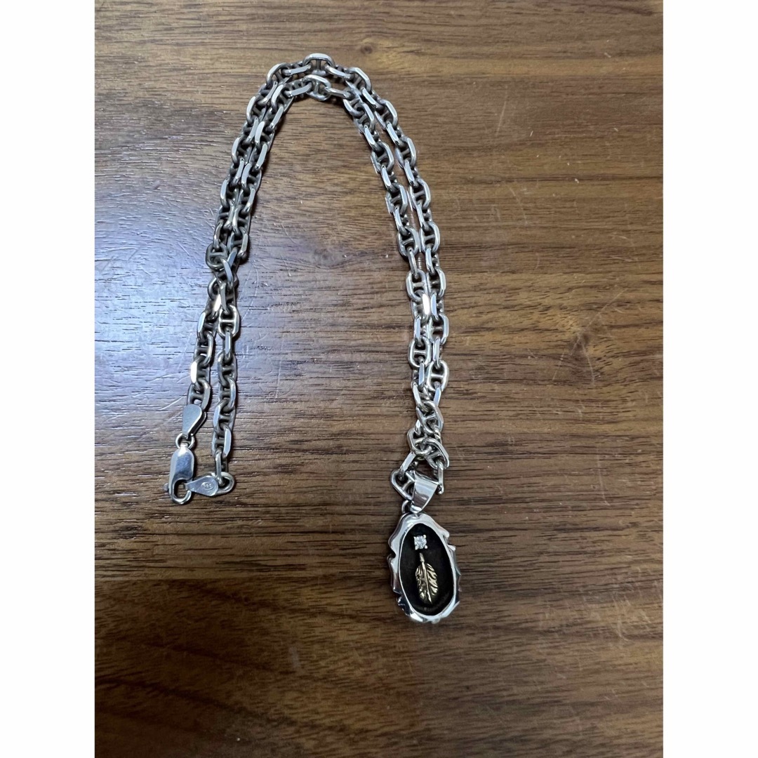 ビックハンド シルバーアクセサリー ダイヤ付き - ネックレス