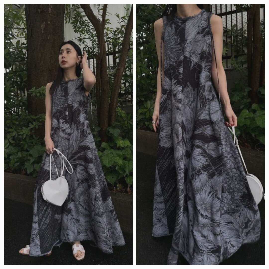 KEITAMARUYAMA × AMERI VOLUME FLARE DRESS