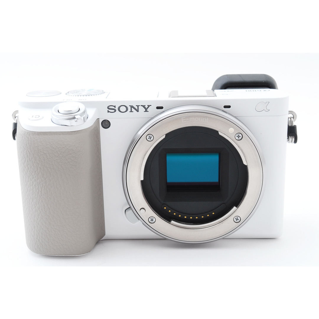 SONY ソニー α6100 ボディ ホワイト シャッター数515 - デジタルカメラ