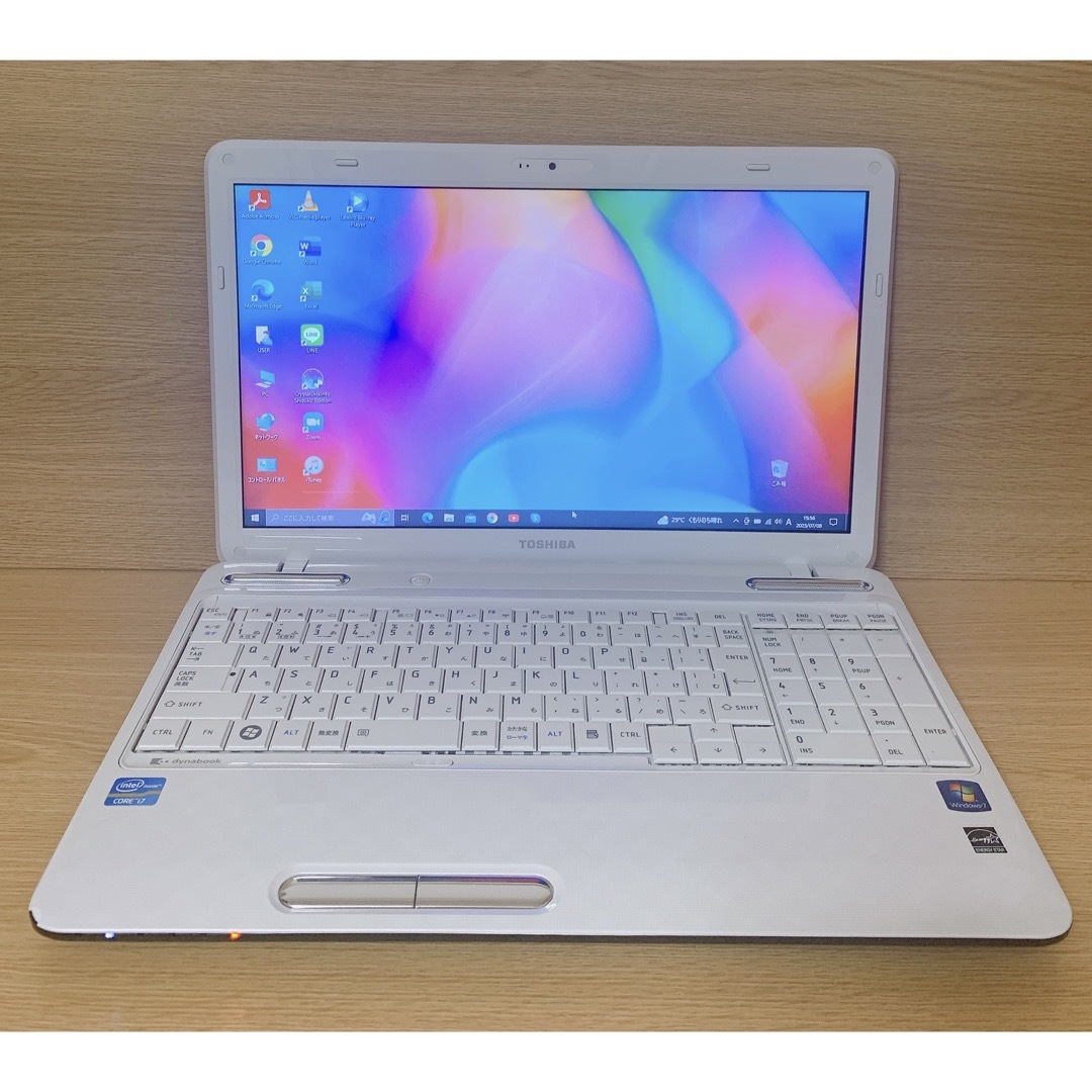i7搭載✨カメラ付PC✨ノートパソコン SSD快速✨人気のdynabook✨美品の