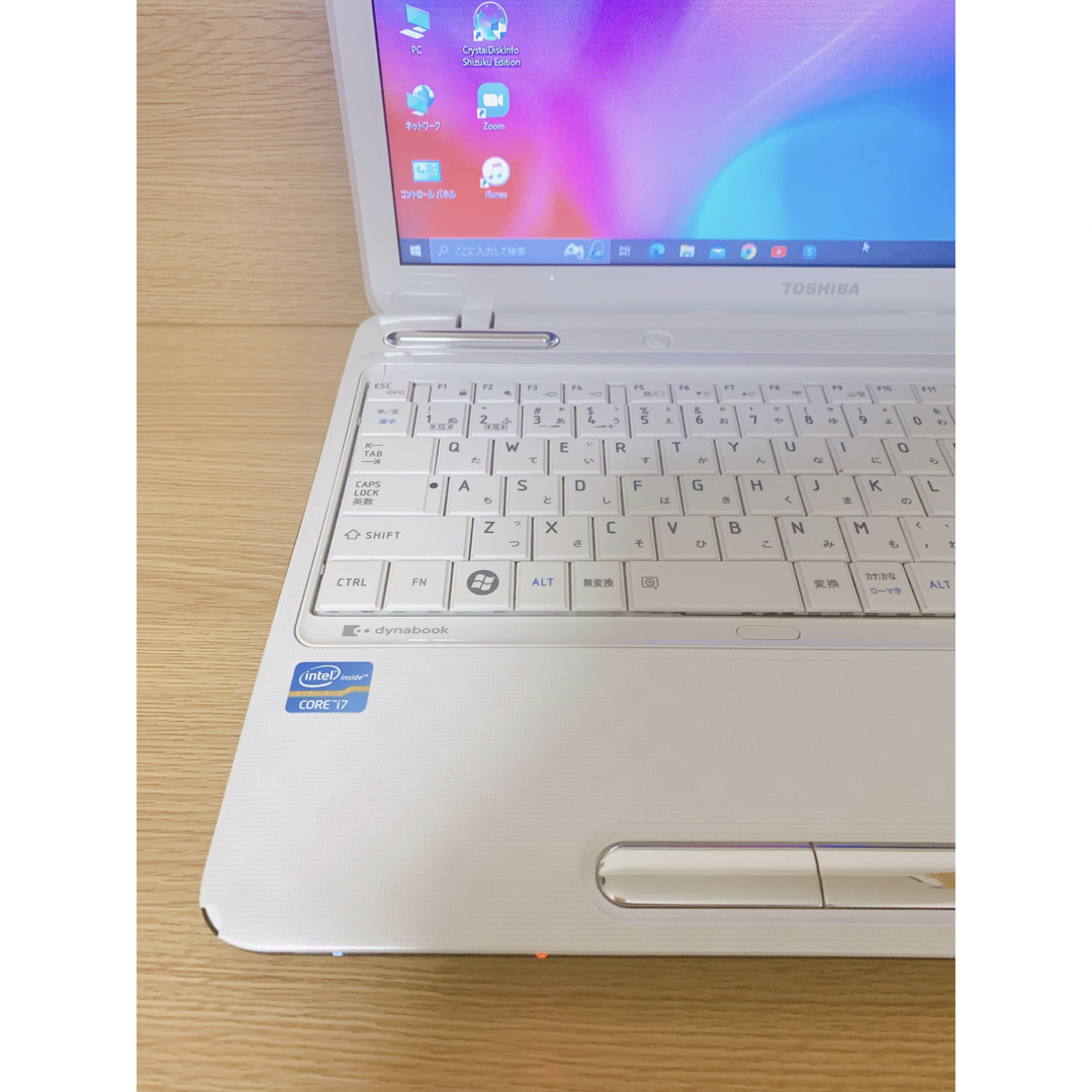 i7搭載✨カメラ付PC✨ノートパソコン　SSD快速✨人気のdynabook✨美品 2