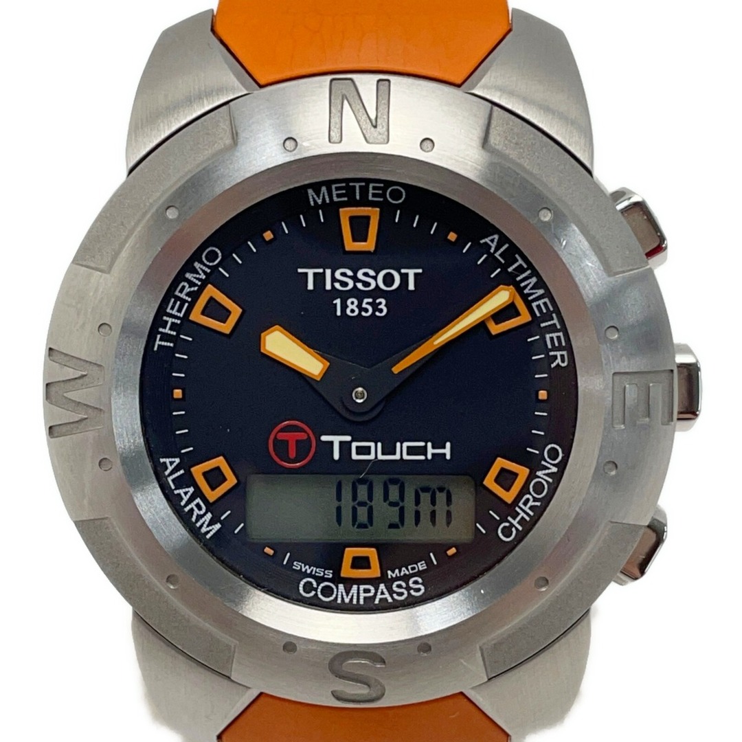 ☆☆TISSOT ティソ Tタッチ デジアナウォッチ Z252/352 クォーツ ラバー メンズ 腕時計