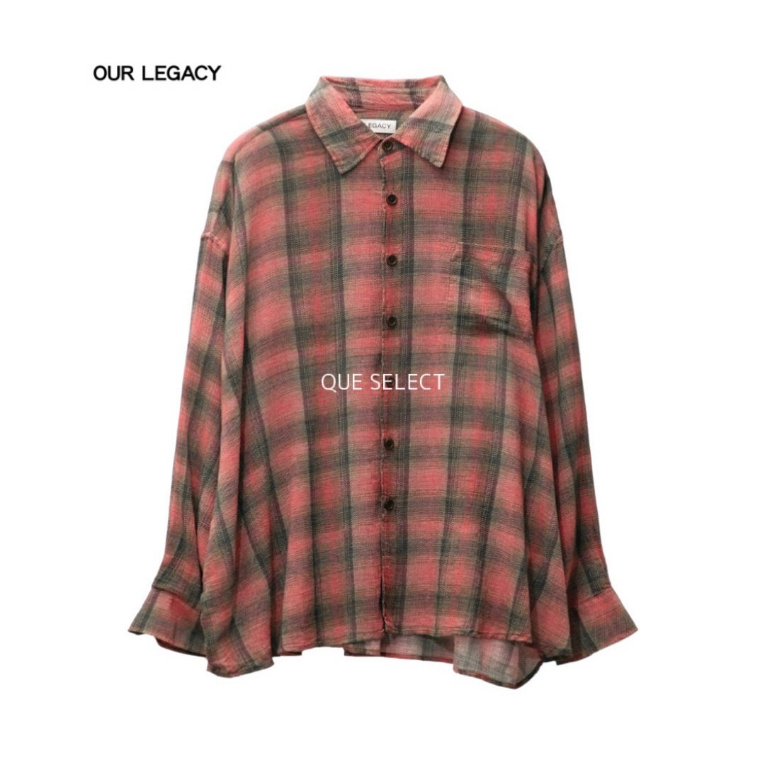 即完品　新品未使用　23SS OUR LEGACY BORROWED SHIRT