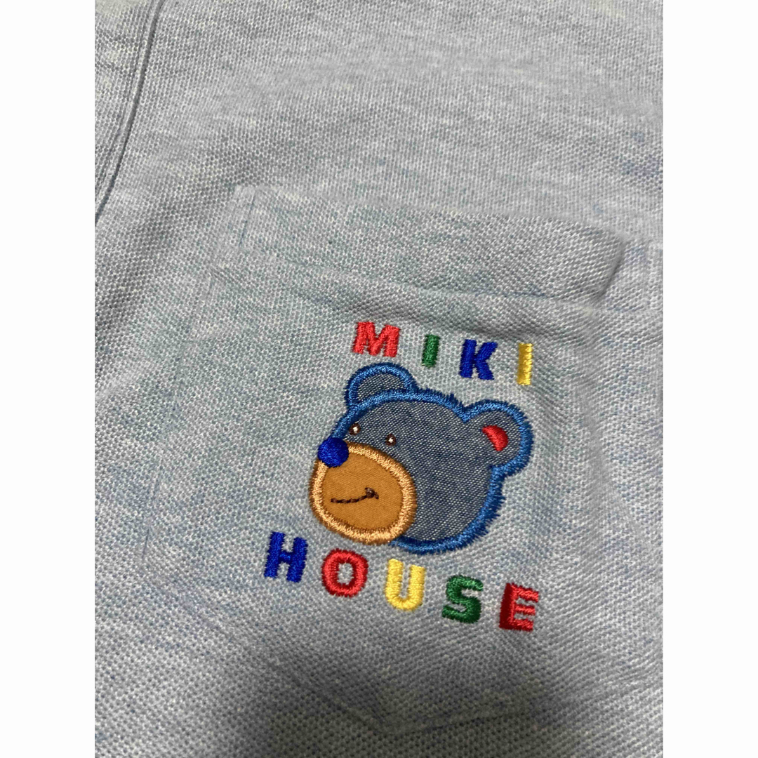 mikihouse(ミキハウス)のMIKI HOUSE ミキハウス　ライトブルー　半袖　ポロシャツ　M メンズのトップス(ポロシャツ)の商品写真