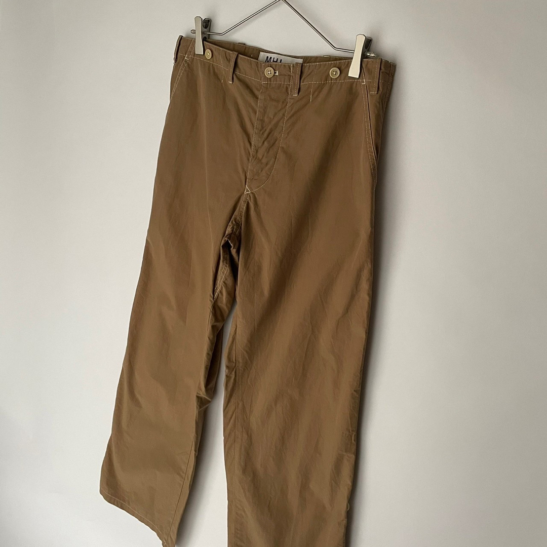 MHL. エムエイチエル 極美品 希少 ワイドパンツ ライトブラウン