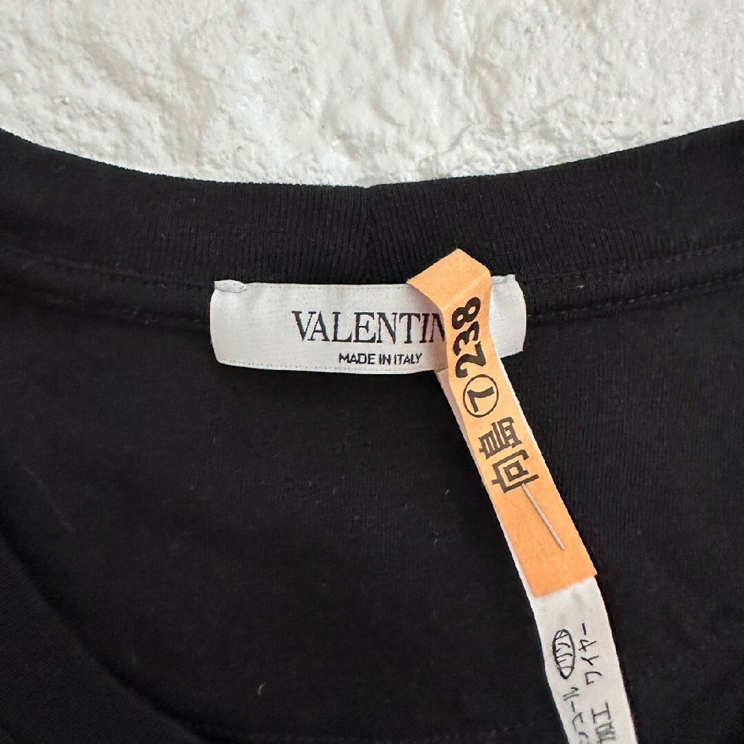 美品 VALENTINO ヴァレンティノ VLTNロゴTシャツ Mサイズ