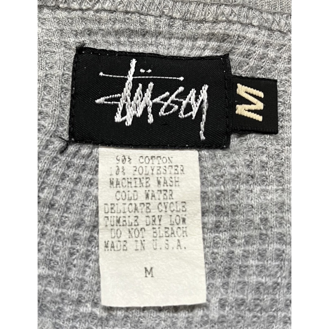 STUSSY - STUSSY ステューシー made in USA サーマル ロンTの STUSSY - STUSSY ステューシー made in USA サーマル ロンTの