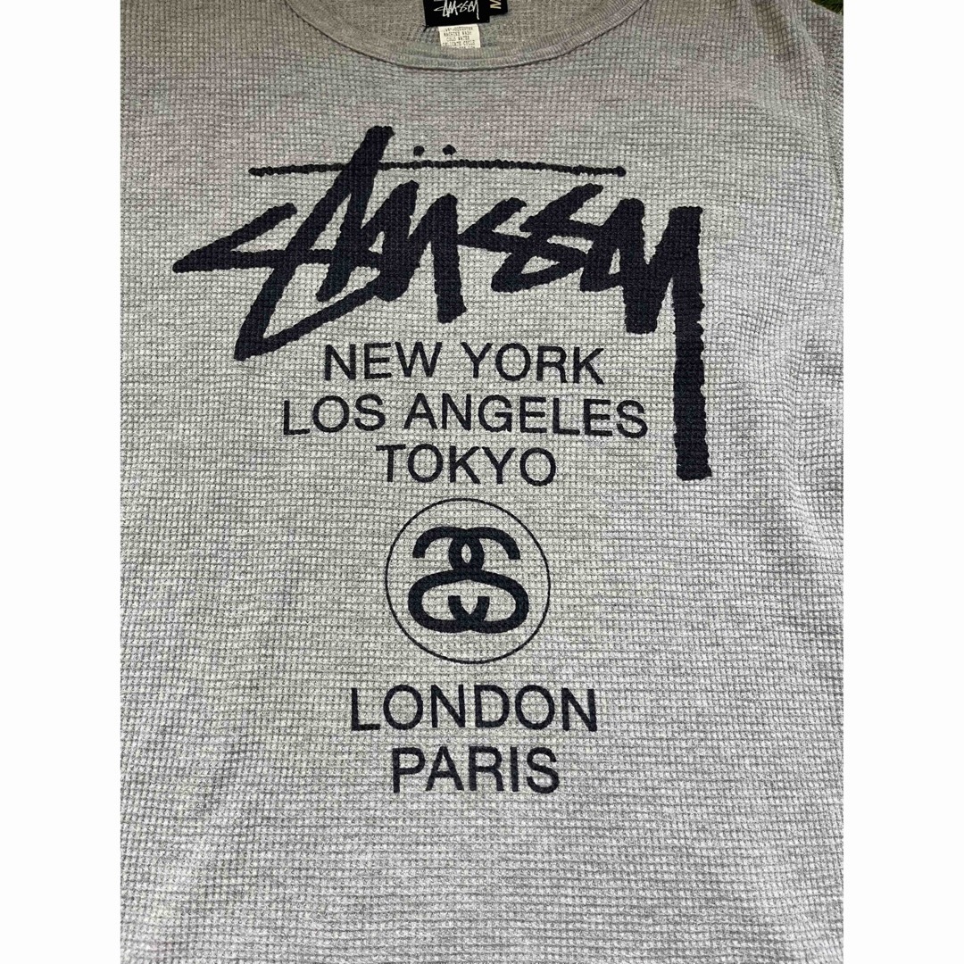 STUSSY ステューシー made in USA サーマル ロンT