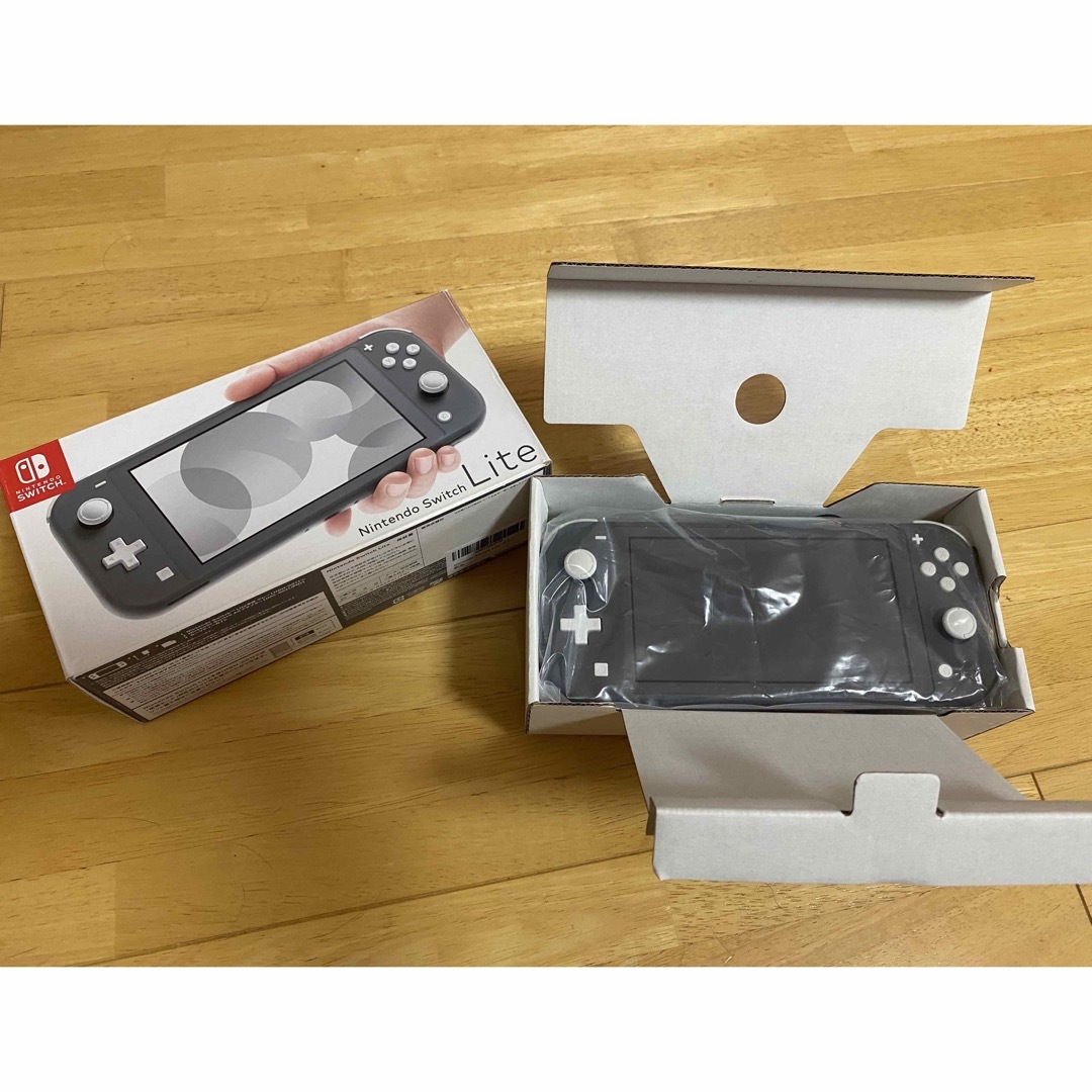 Nintendo Switch - 未使用 任天堂Switch lite グレー スイッチライトの ...
