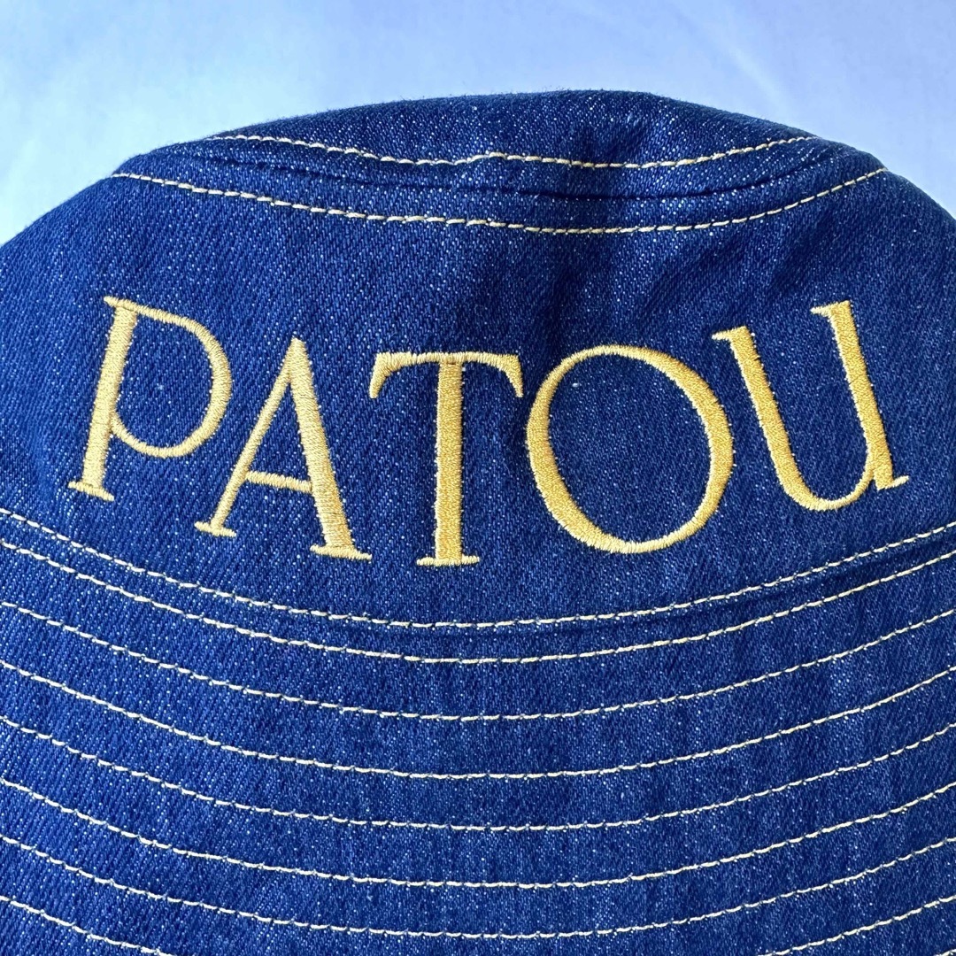 PATOU - タグなし 新品 Patou ロゴ バケットハット Rodeo Blue M/Lの 
