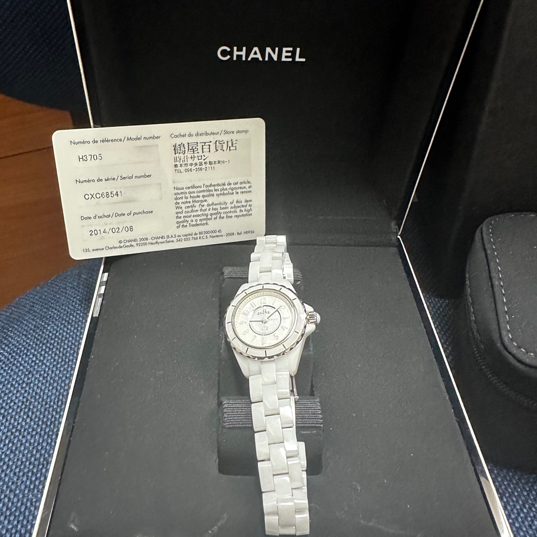 CHANEL - CHANEL J12 ホワイト ファントム レディース 時計 最終値下げ