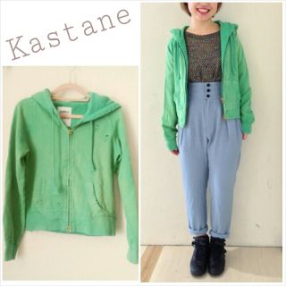 カスタネ(Kastane)の値下 Kastane ダメージパーカー(パーカー)