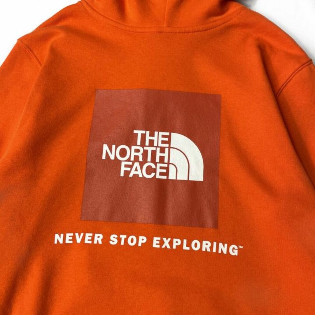 THE NORTH FACE ノースフェイス パーカー US限定 ボックスロゴ(M)オレンジ 18113の通販 by みさ's shop｜ザ ノースフェイスならラクマ