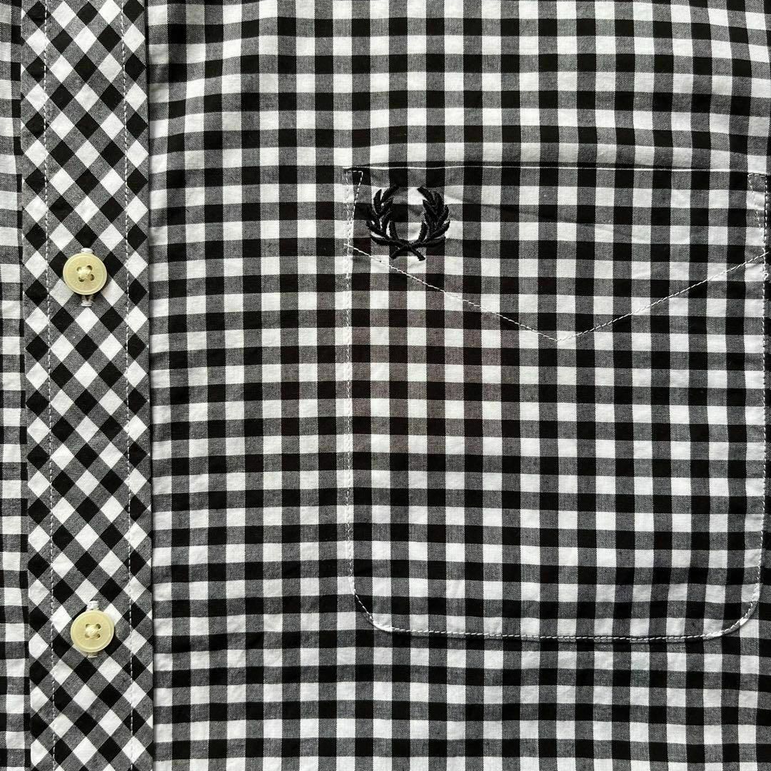 FRED PERRY - フレッドペリー ギンガムチェック シャツ ワンポイント