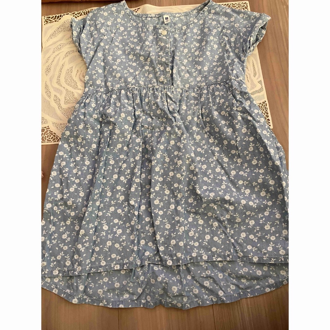 UNIQLO(ユニクロ)のスカート　ワンピース　3点セット キッズ/ベビー/マタニティのキッズ服女の子用(90cm~)(スカート)の商品写真