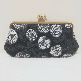 ミナペルホネン(mina perhonen)のハンドメイド　ミナペルホネン親子がま口長財布(財布)