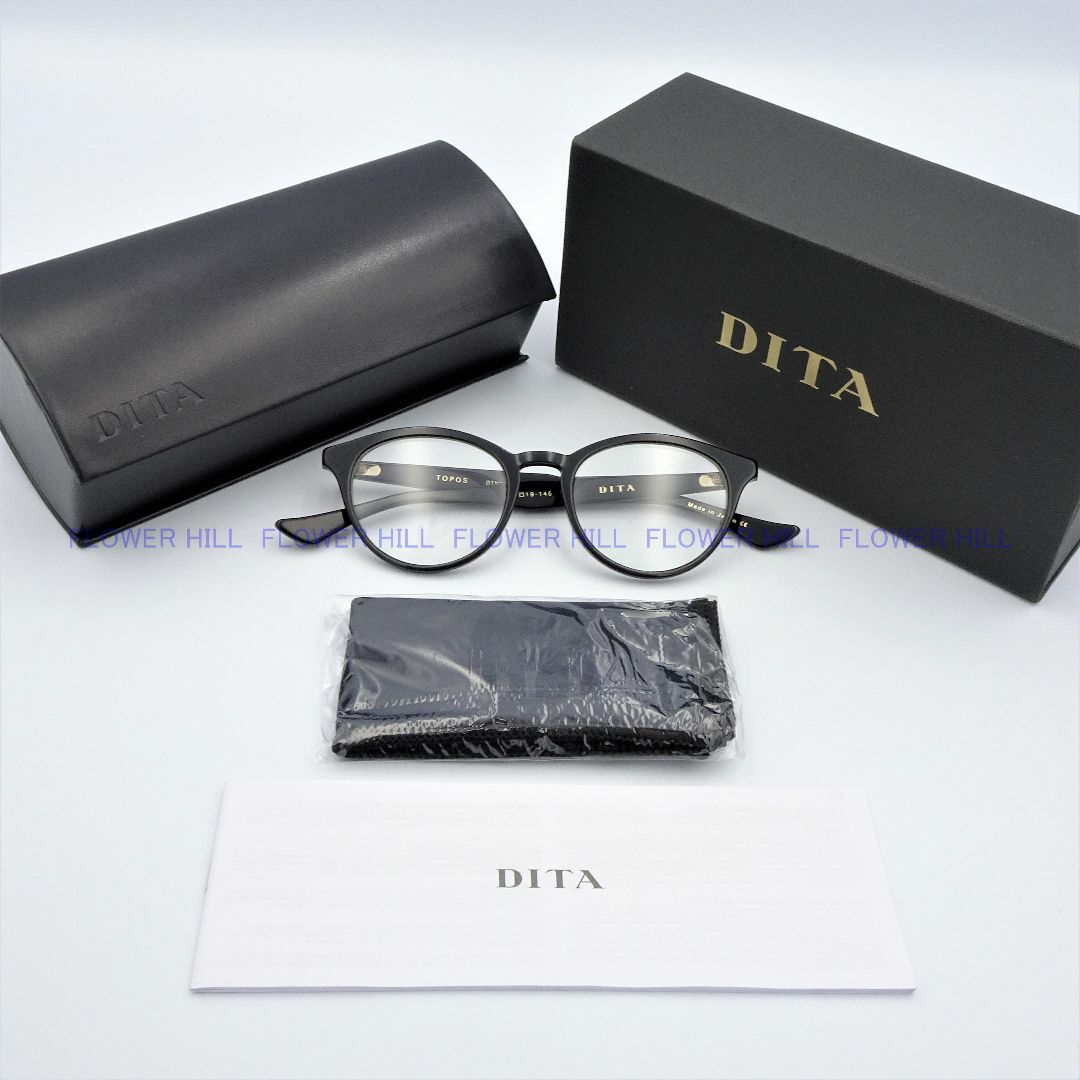 DITA(ディータ)のDITA ディータ TOPOS DTX512-01 メガネ ブラック 日本製 メンズのファッション小物(サングラス/メガネ)の商品写真