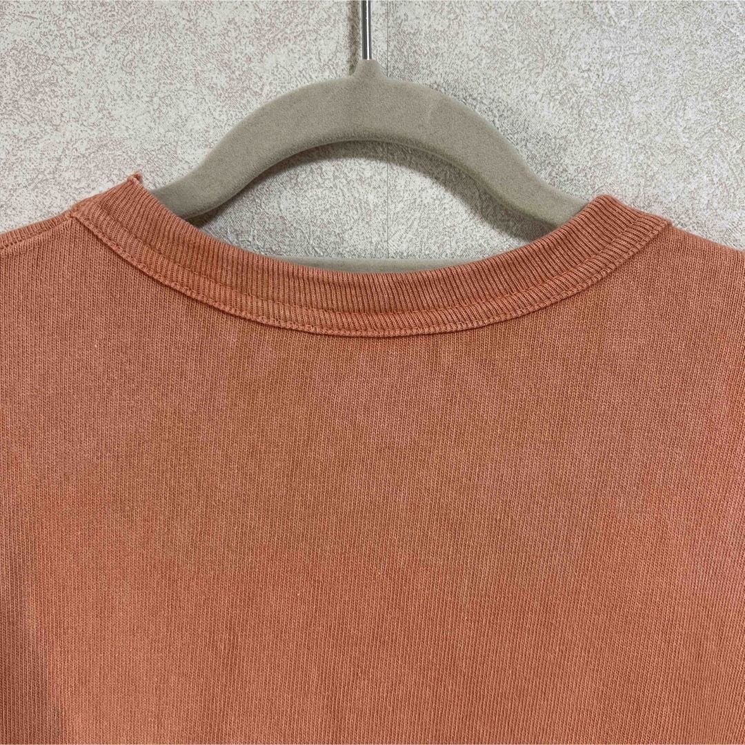 OMNIGOD(オムニゴッド)のOMNIGOD  オムニゴッド　Tシャツ　半袖カットソー　　ピンク　オレンジ レディースのトップス(Tシャツ(半袖/袖なし))の商品写真