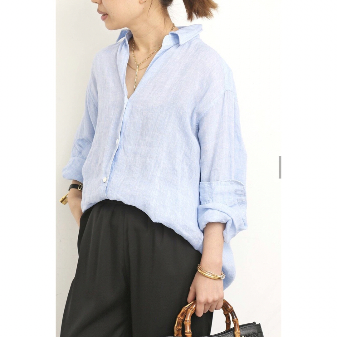 DEUXIEME CLASSE - Deuxieme Classe リネン ウォッシュシャツ(新品