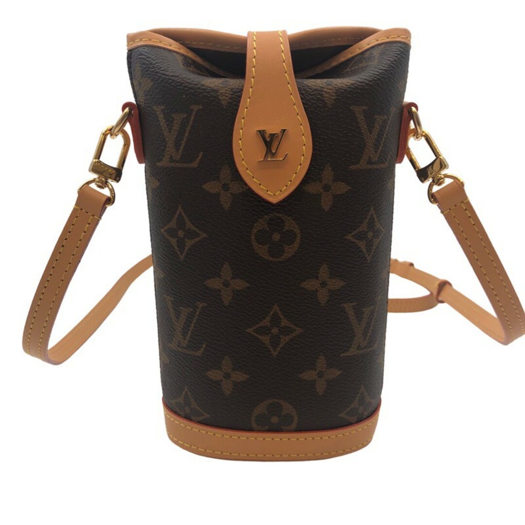 ルイ・ヴィトン LOUIS VUITTON フォールド ミーポーチ M80874 ブラウン モノグラムキャンバス レディース ポーチ約86112cm開閉式