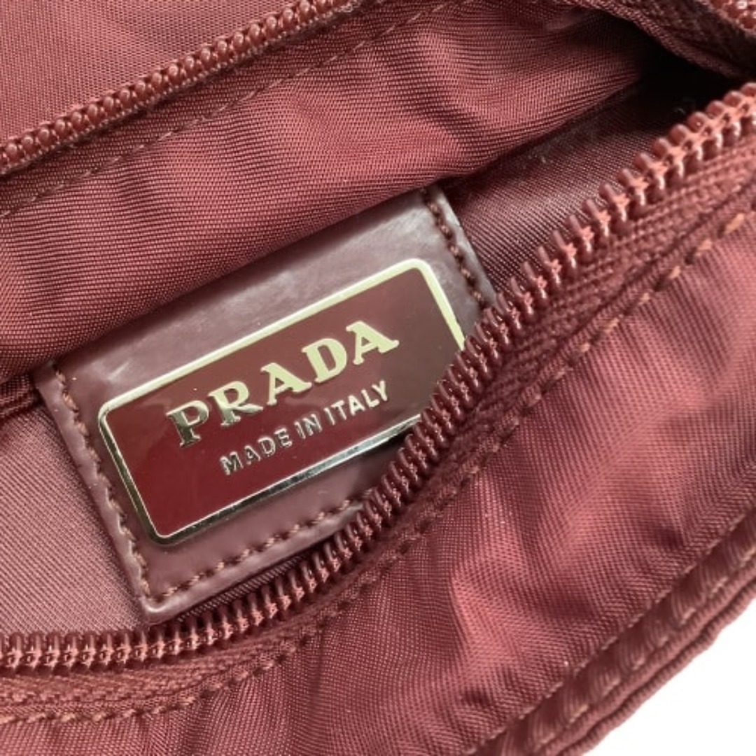 ♪♪PRADA プラダ ショルダーバッグ  エンジ 5