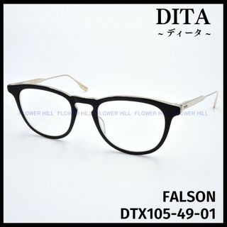 ディータ(DITA)のDITA ディータ FALSON DTX105-01 メガネ ブラック/ゴールド(サングラス/メガネ)