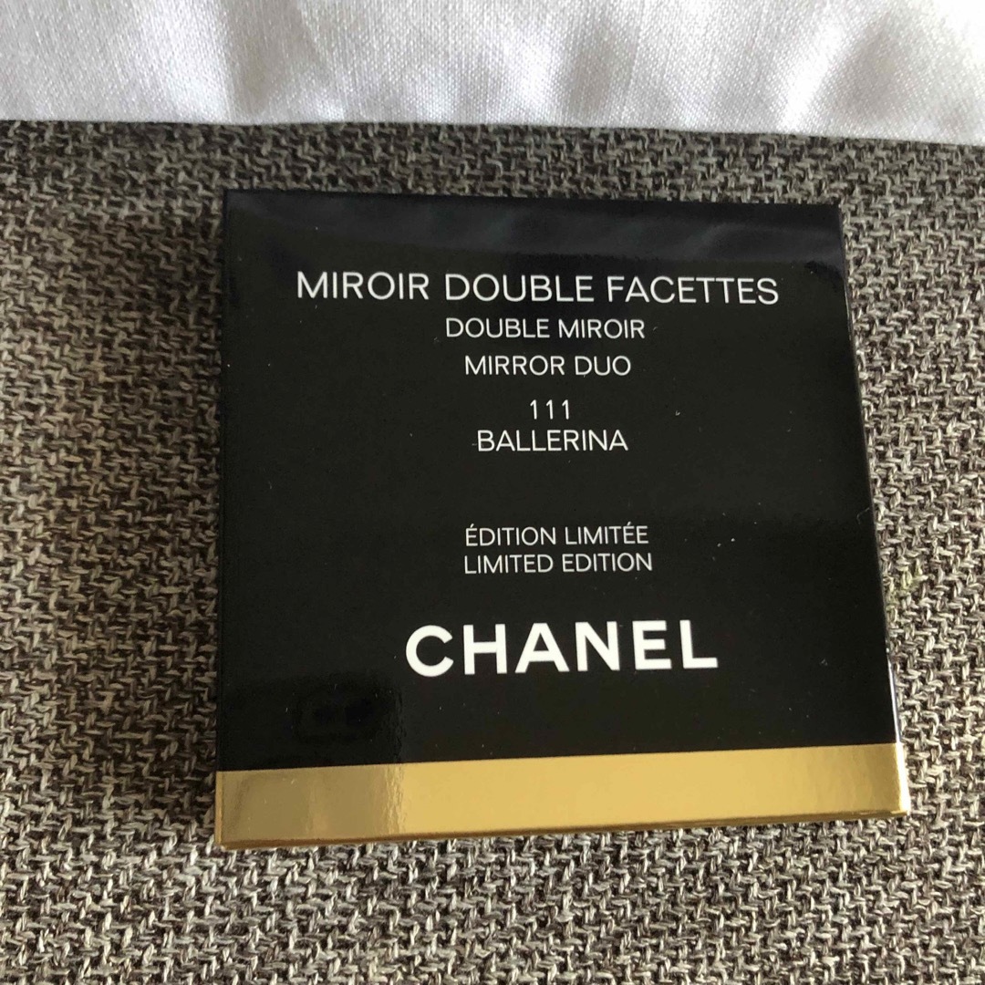 ミロワール ドゥーブル ファセット シャネル ミラー 111 バレリーナ メイク道具 CHANEL ミロワール ドゥーブル ファセット 111 バレリーナ