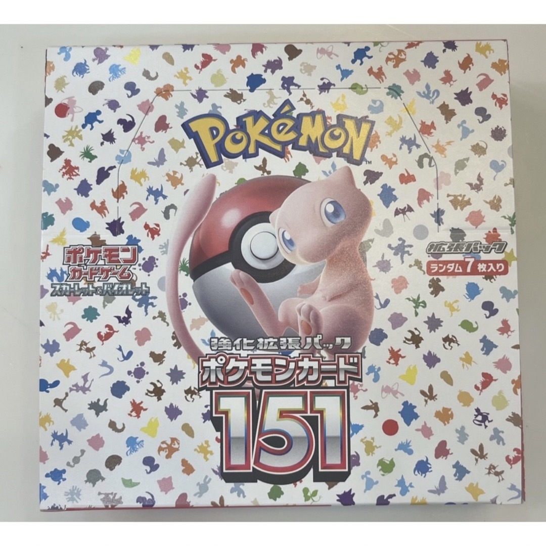 【ポケモンカード】強化拡張パック　ポケモンカード151 box シュリンクなし