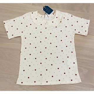 フタフタ(futafuta)のバースデイ Cottoli コトリ ハート 衿つき トップス(Tシャツ/カットソー)