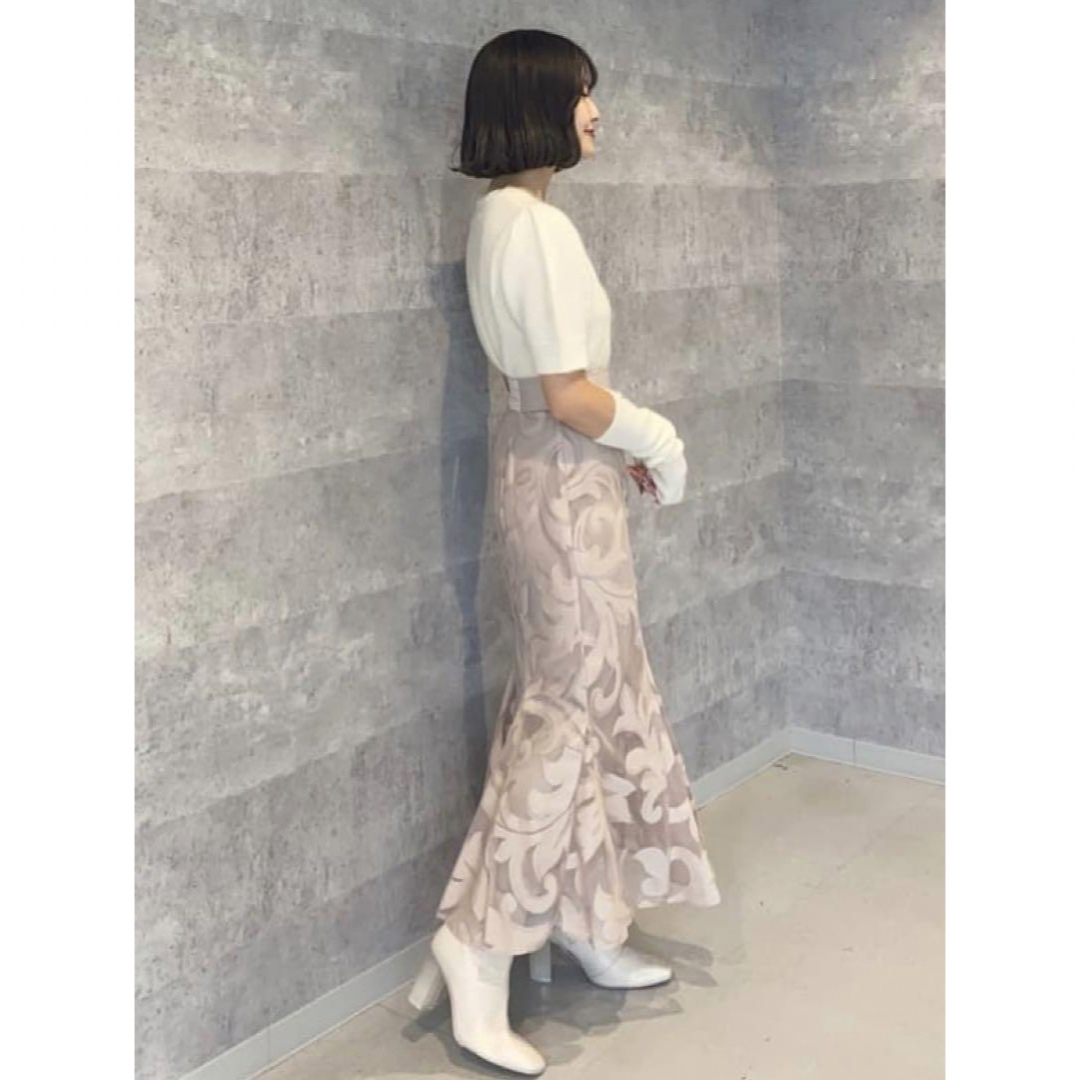 COCO DEAL(ココディール)の新品cocodeal♡リーフレースマーメイドスカート♡ベージュ レディースのスカート(ロングスカート)の商品写真